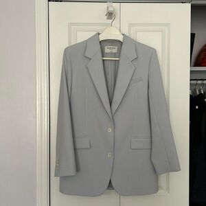 Babaton light blue blazer
